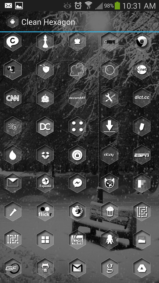 CleanHex Icon Pack