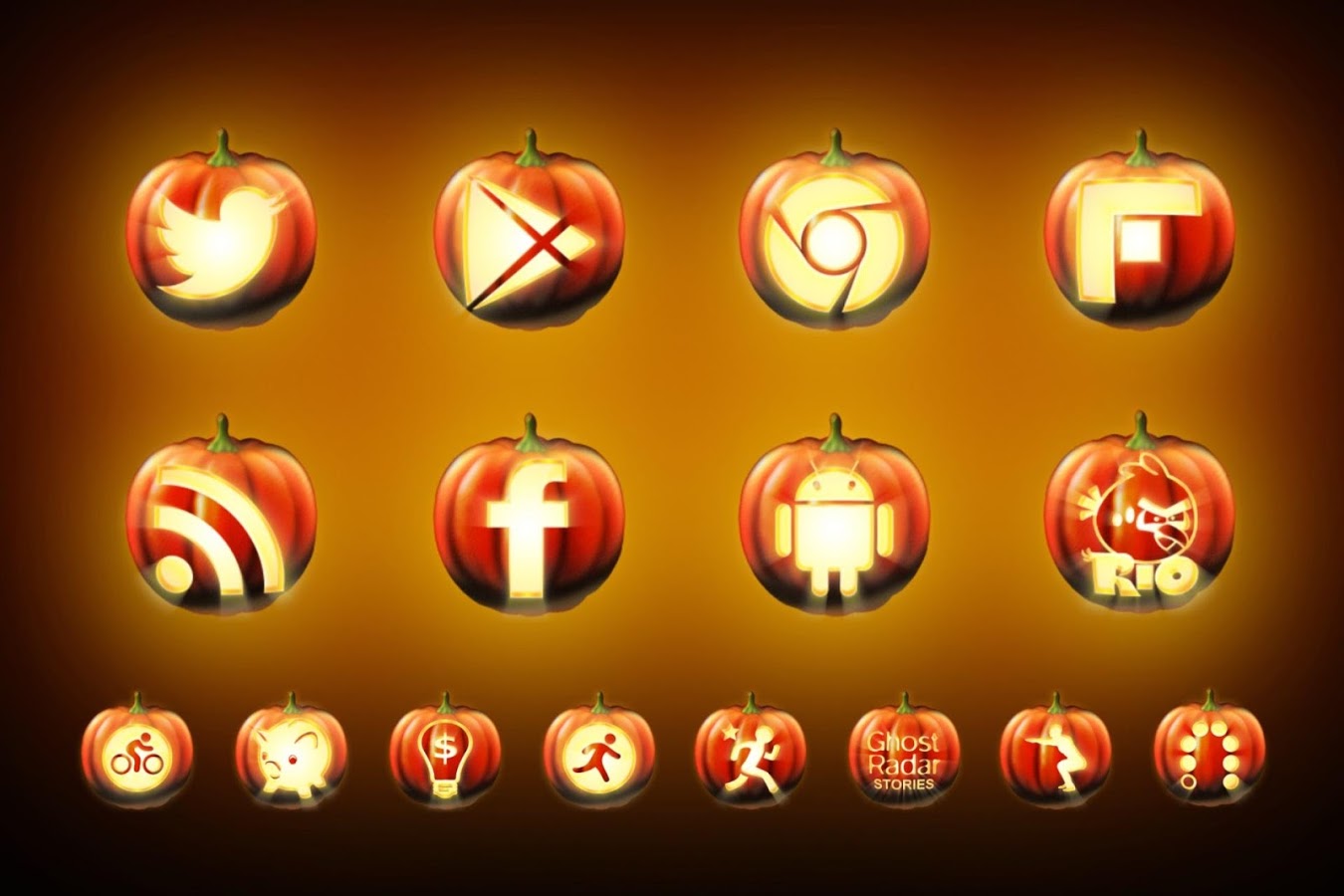 Halloween Icon Pack Theme