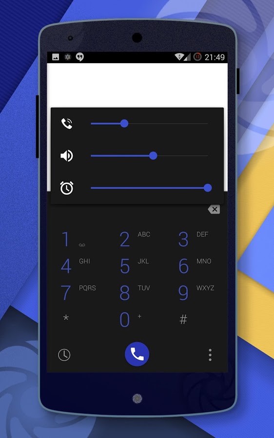 Lollipop 5.0 DarkBlue Theme