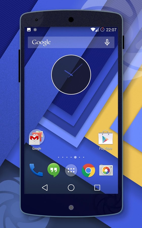 Lollipop 5.0 DarkBlue Theme