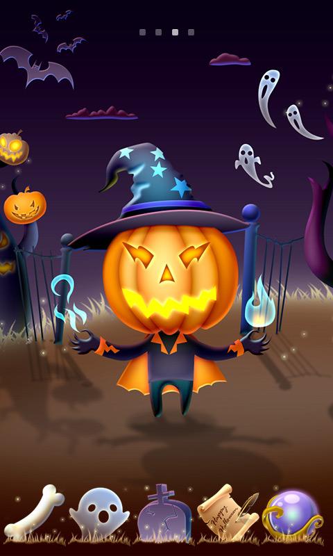 Pumpkin head GO Launcher Theme