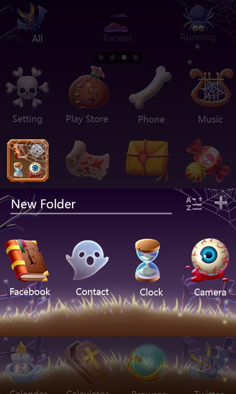 Pumpkin head GO Launcher Theme