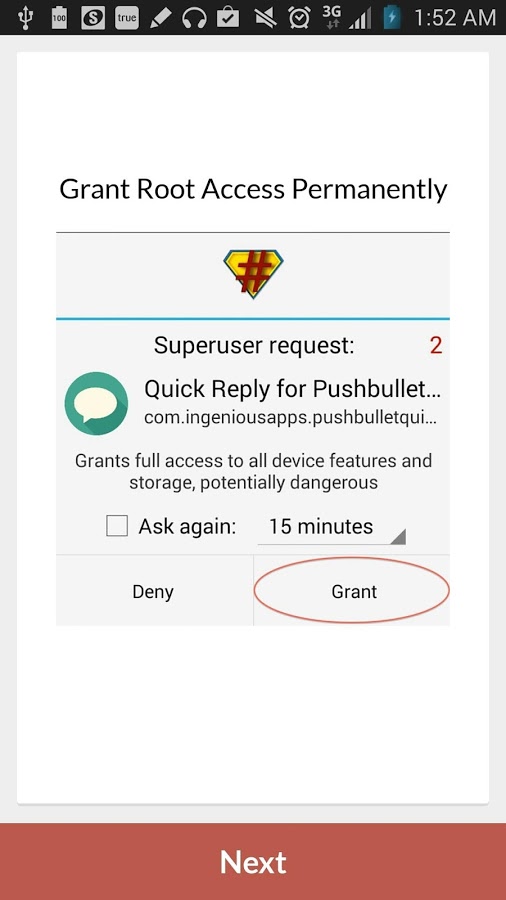 Quick Reply for Pushbullet