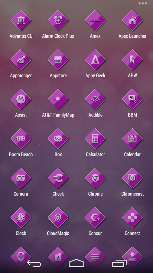 VM12 Purple Diamond Icons