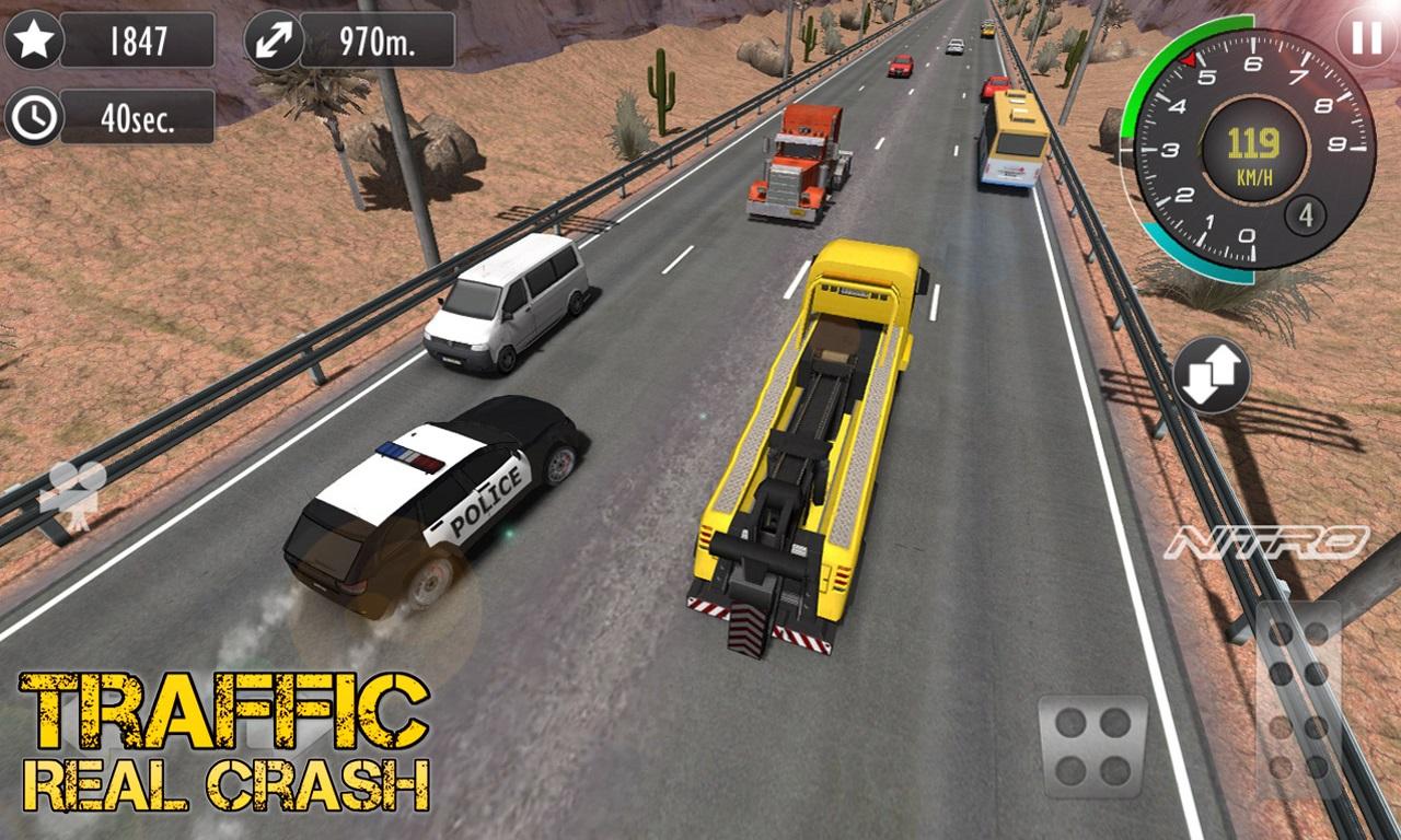 3D Real Racer Crash Traffic