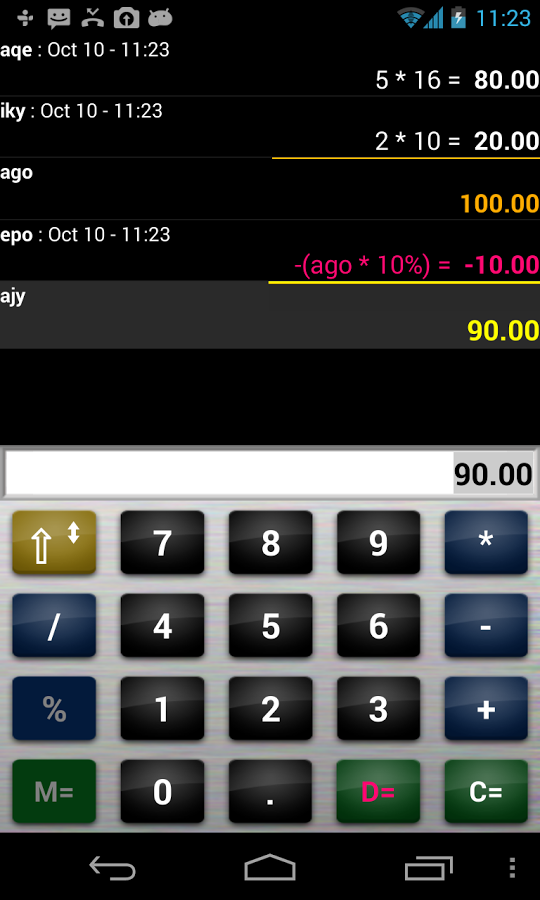 Business commercial calculator