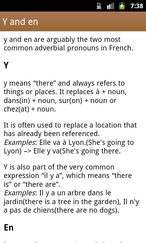 French Class