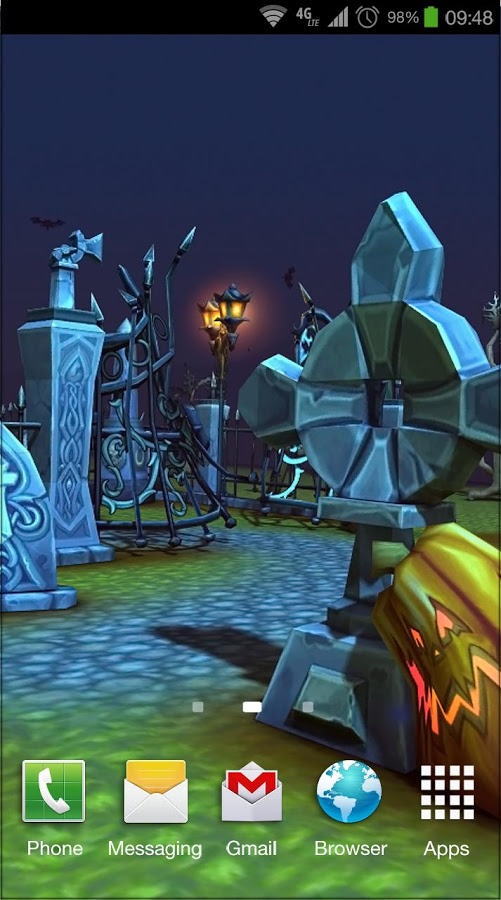 Halloween Cemetery 3D LWP
