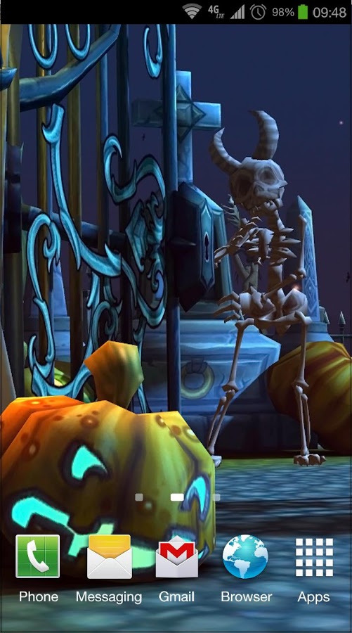 Halloween Cemetery 3D LWP