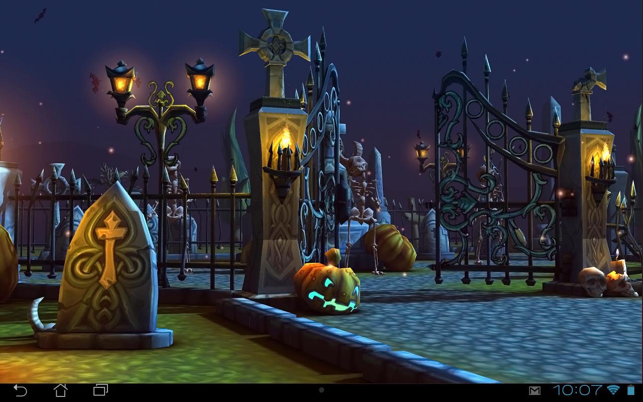 Halloween Cemetery 3D LWP