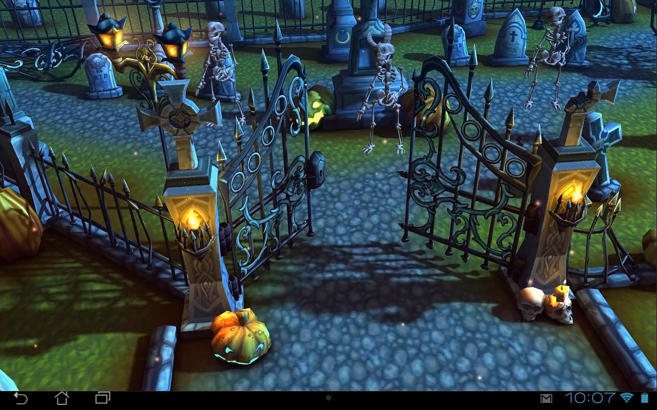 Halloween Cemetery 3D LWP