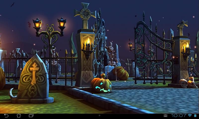 Halloween Cemetery 3D LWP