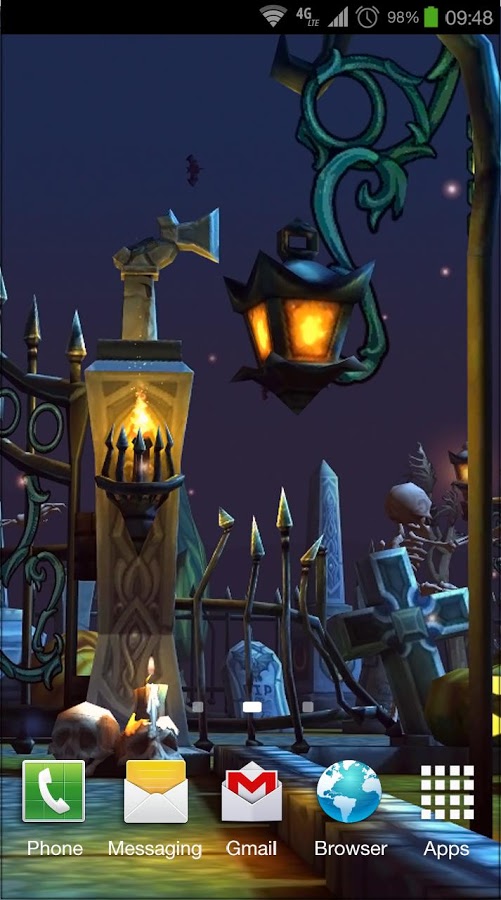 Halloween Cemetery 3D LWP