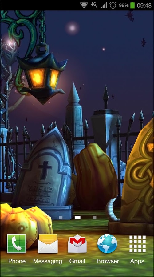 Halloween Cemetery 3D LWP