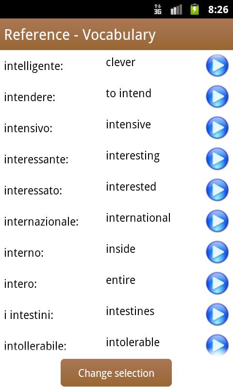 Italian Class