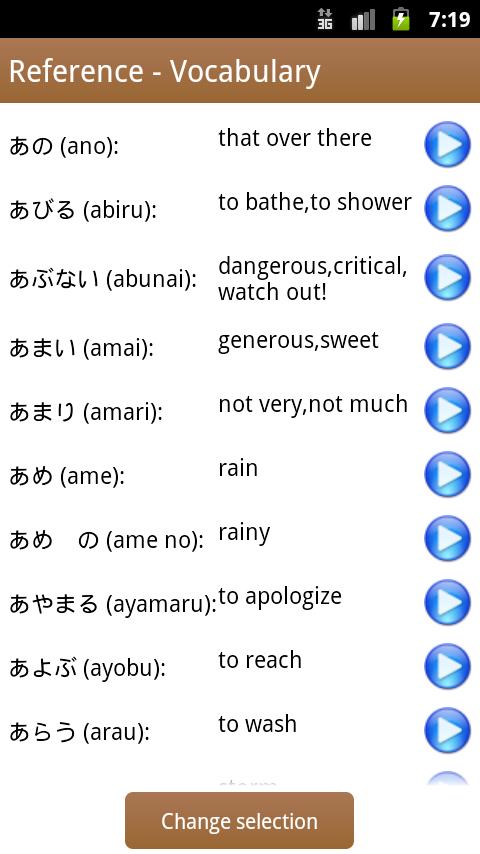 Japanese Class