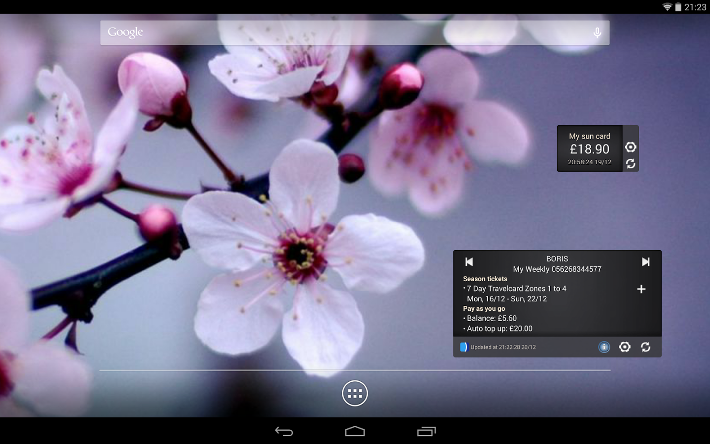 London Oyster Contactless +