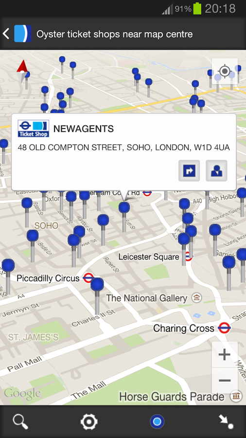 London Oyster Contactless +