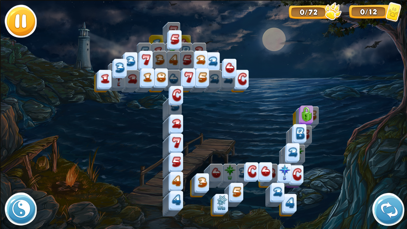 Mahjong. Wolf's Stories Free