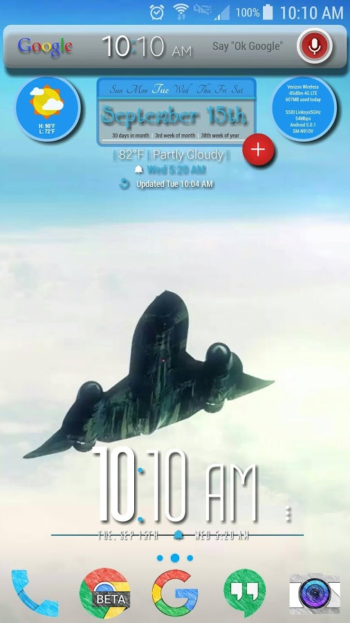 Mech-X for Zooper Widget Pro