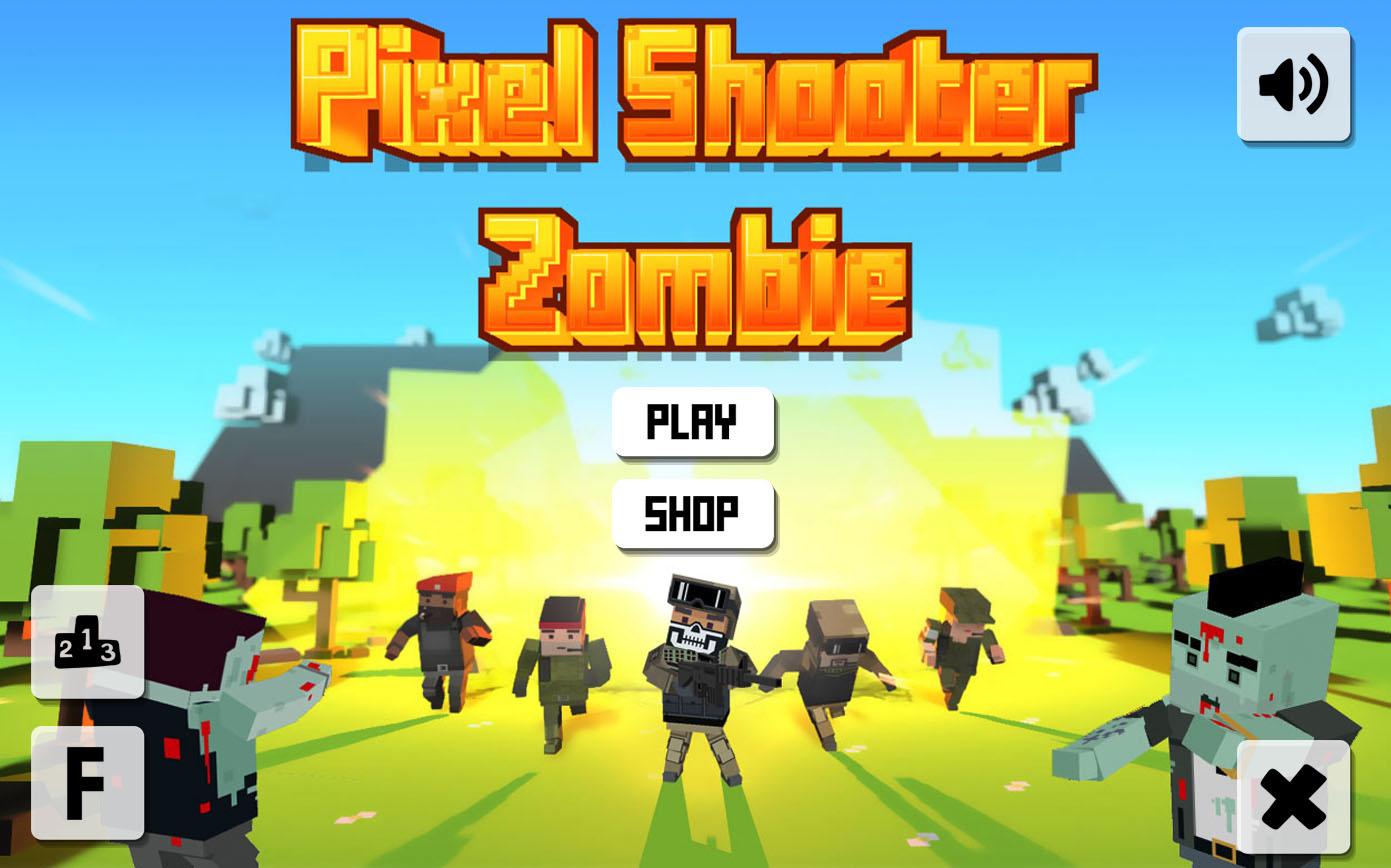 Pixel Shooter Zombies (Mod Money/Ammo)