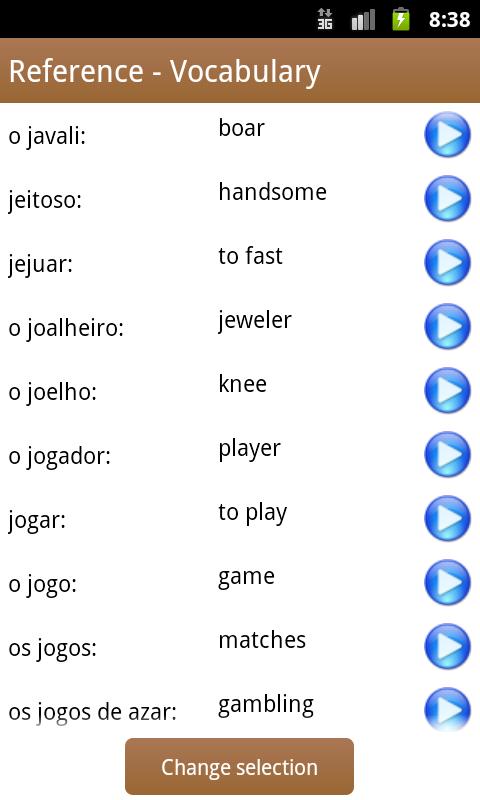 Portuguese Class
