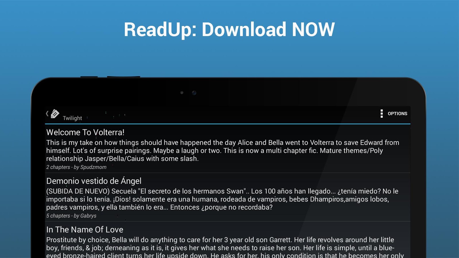 ReadUp FanFiction Reader Pro