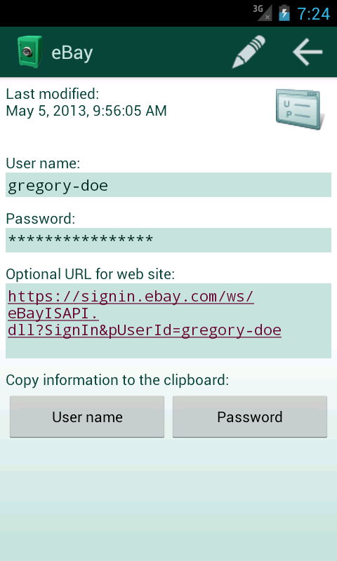 Secret Safe Password Manager