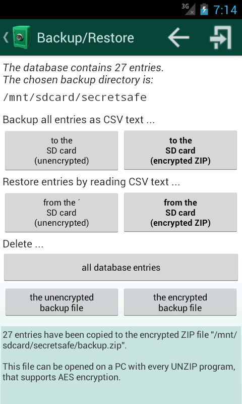 Secret Safe Password Manager