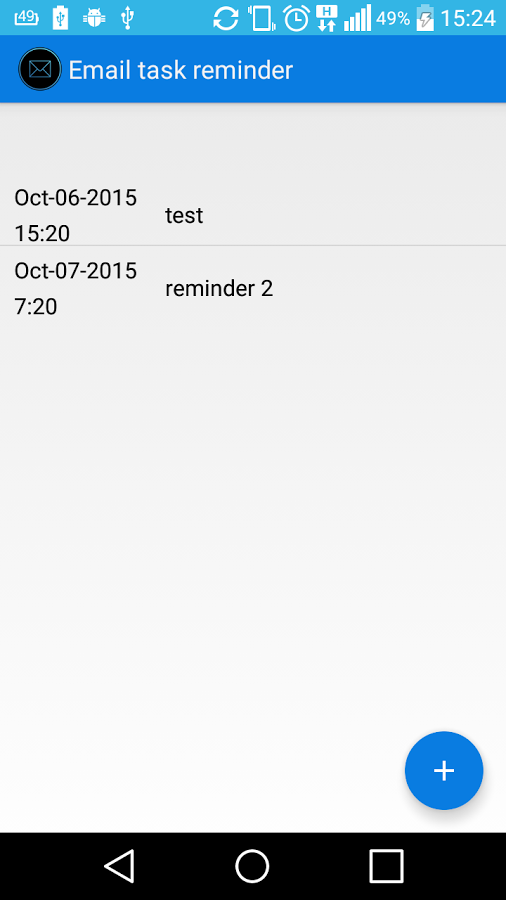 Simple email reminder