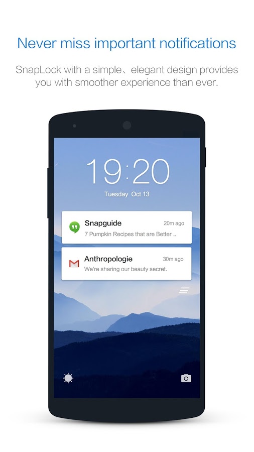 SnapLock Smart Lock Screen