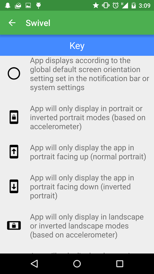 Swivel - App Orientation Lock