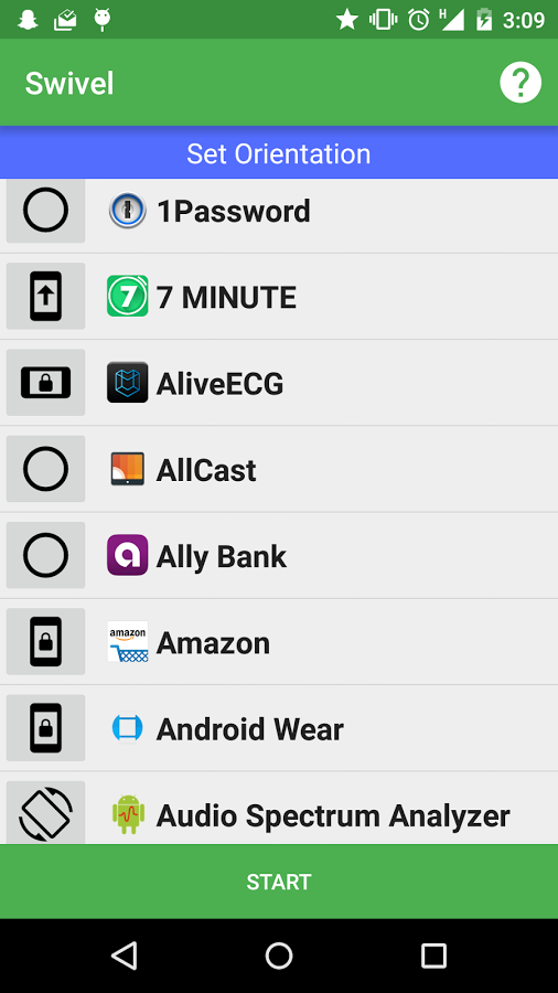 Swivel - App Orientation Lock