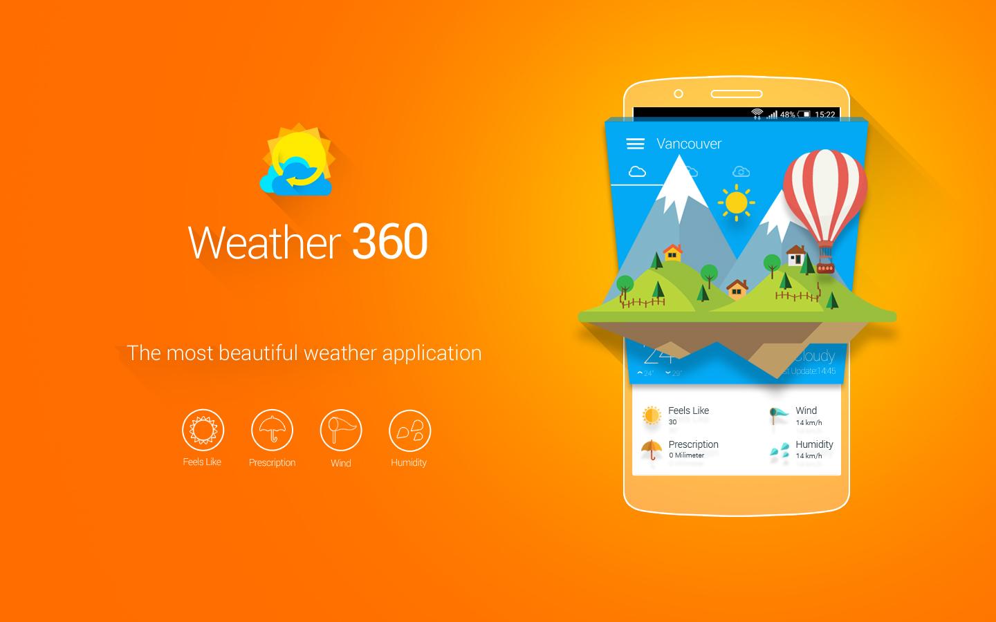 Weather 360: forecast & widget