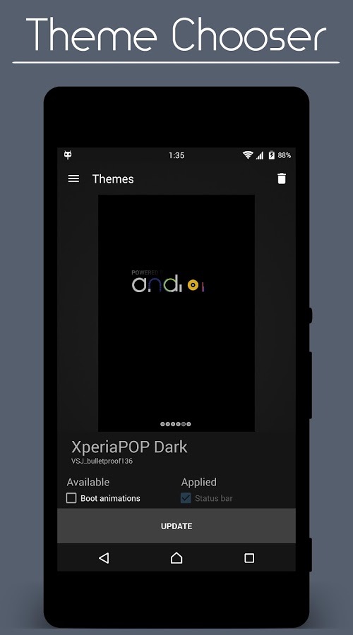 XperiaPOP Dark CM12/12.1 Theme