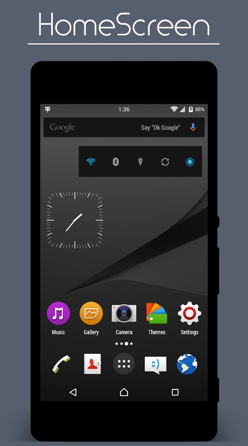 XperiaPOP Dark CM12/12.1 Theme