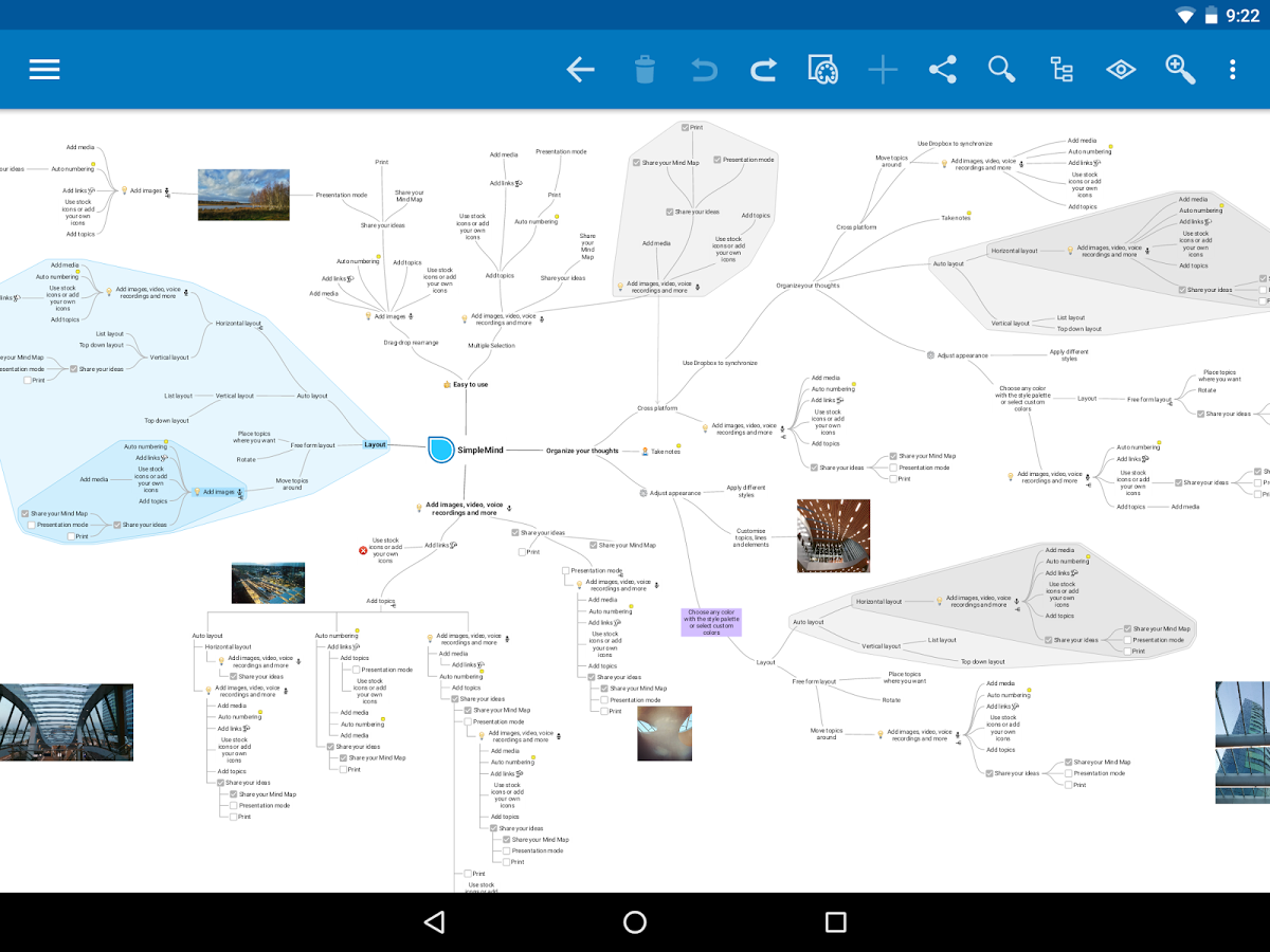 SimpleMind Pro mind mapping