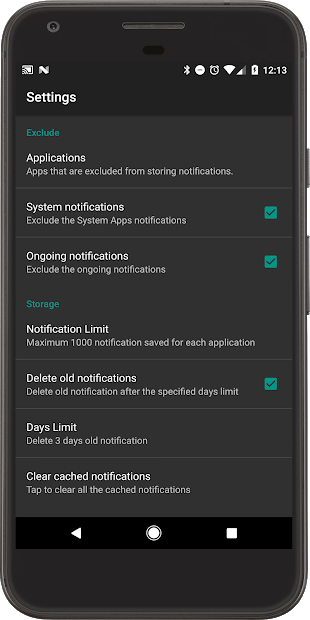 Recent Notification