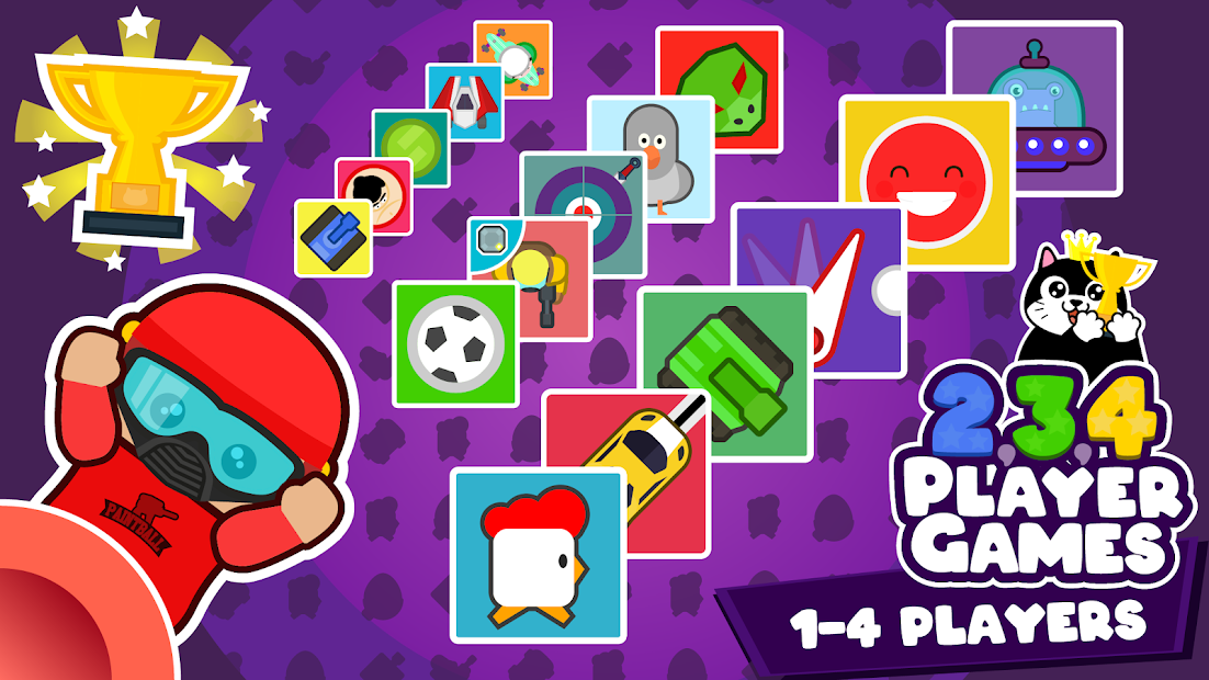 2 3 4 Player Mini Games (Mod Money)