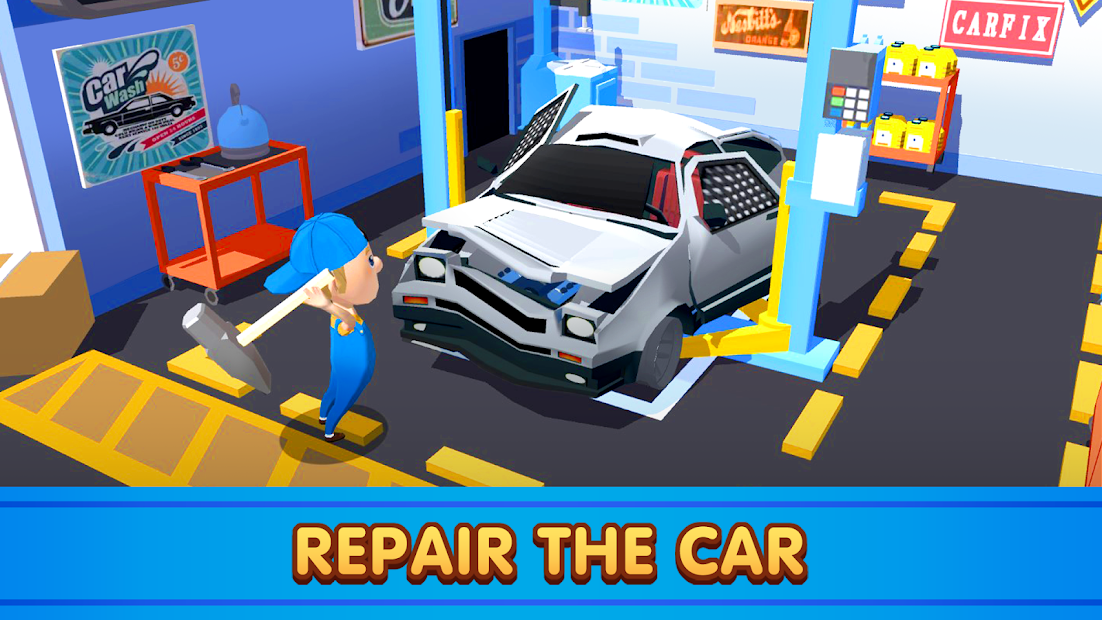 Car Fix Tycoon (free shopping)