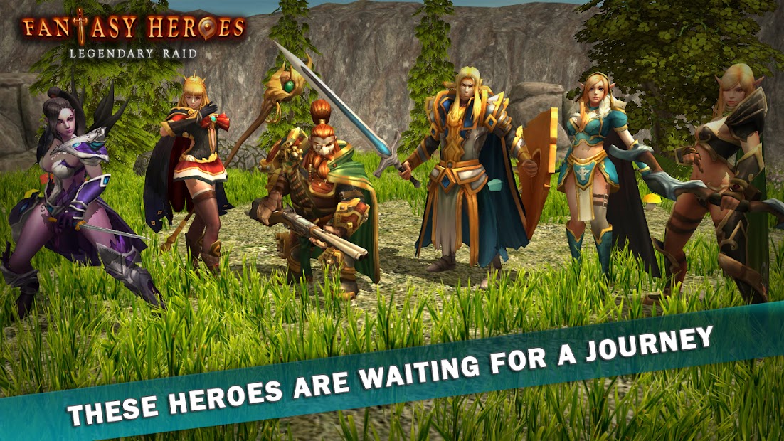Fantasy Heroes: Legendary Raid RPG Action Offline (free shop