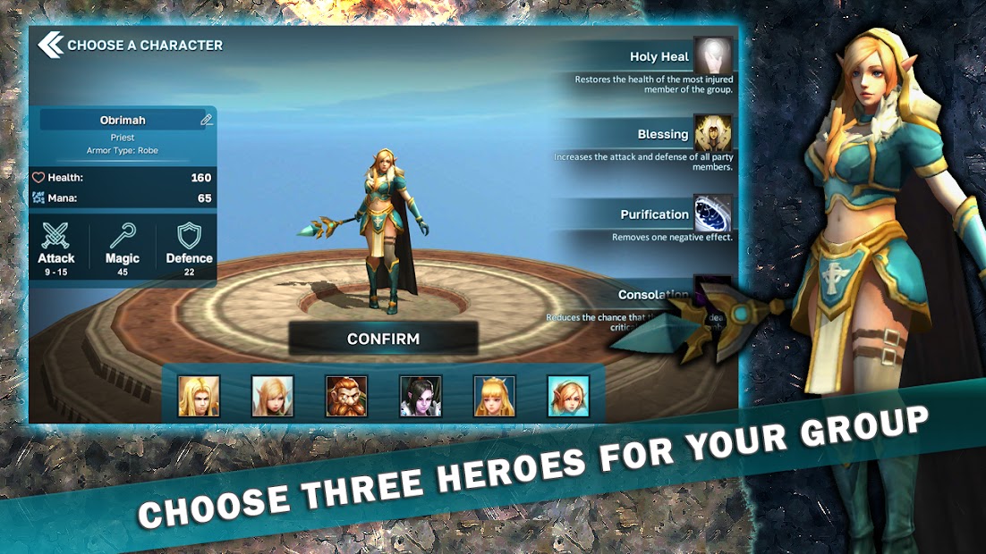 Fantasy Heroes: Legendary Raid RPG Action Offline (free shop