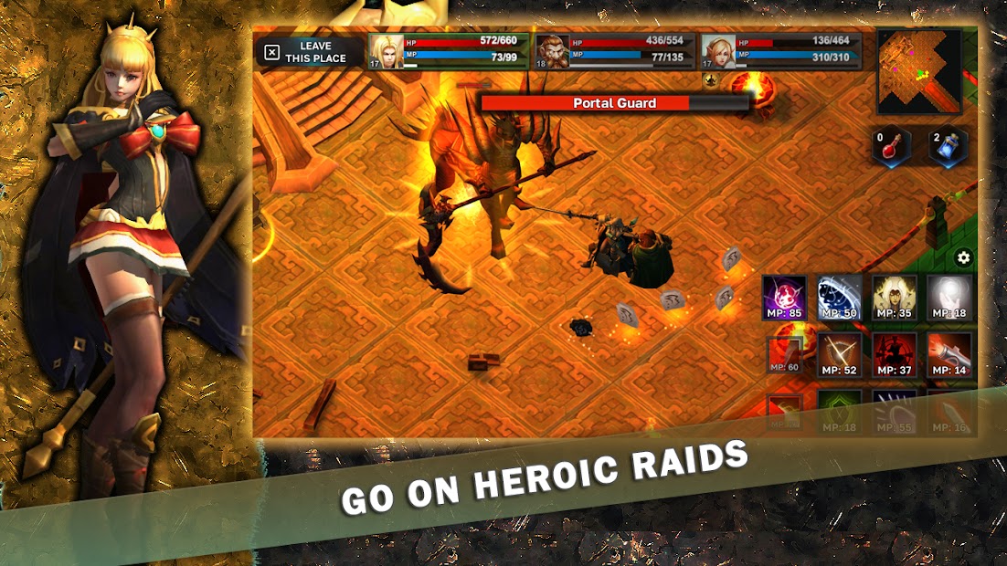 Fantasy Heroes: Legendary Raid RPG Action Offline (free shop