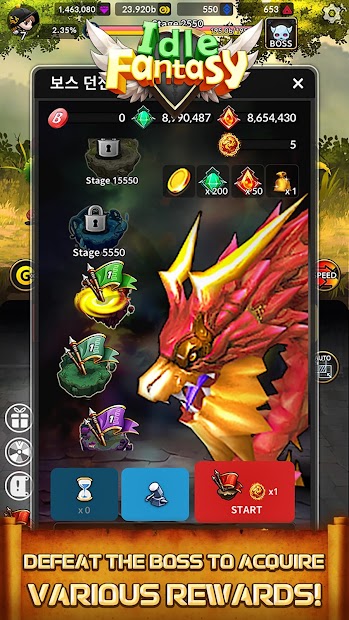 Idle Fantasy : Merge clicker RPG (Mod Money)