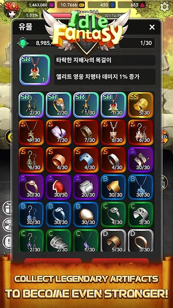 Idle Fantasy : Merge clicker RPG (Mod Money)