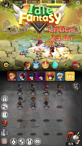 Idle Fantasy : Merge clicker RPG (Mod Money)