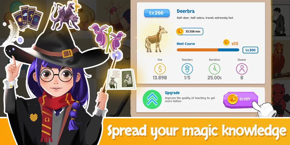 Idle Wizard School - Wizards Assemble (Mod Money)