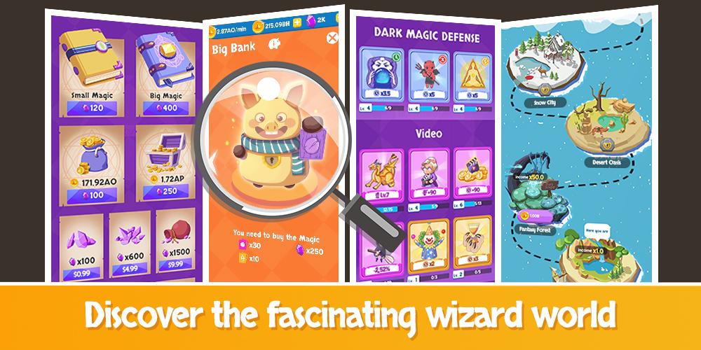 Idle Wizard School - Wizards Assemble (Mod Money)