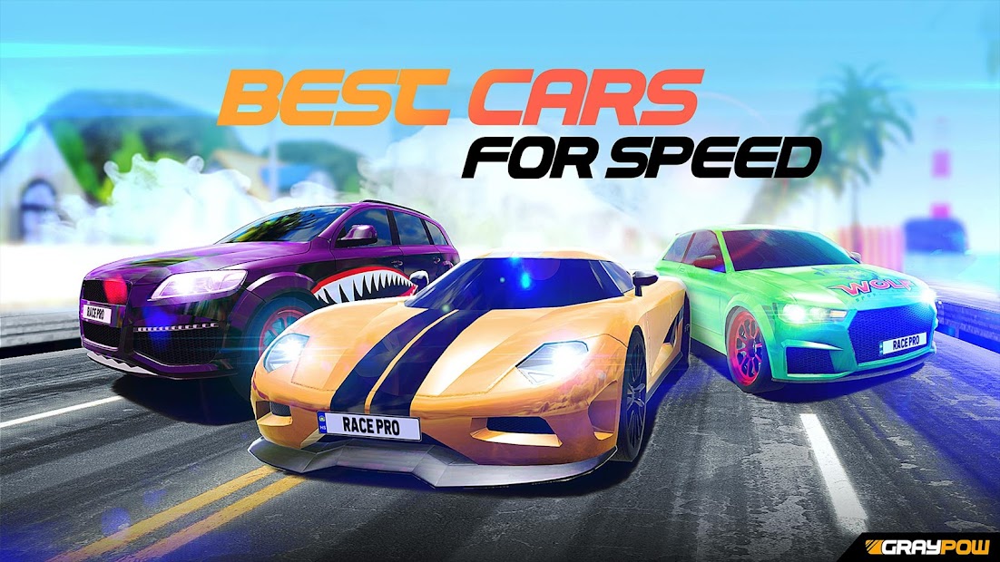 Race Pro: Speed Car Racer in Traffic  (free shopping)