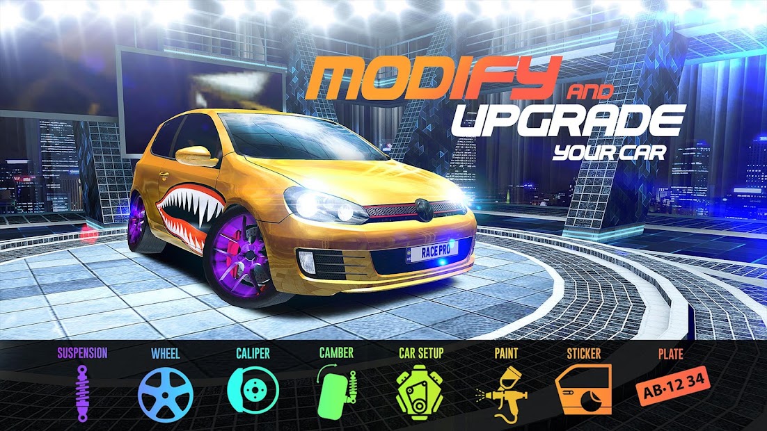 Race Pro: Speed Car Racer in Traffic  (free shopping)